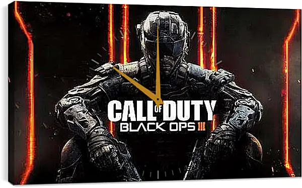 Часы картина - call of duty, black ops, black ops iii
