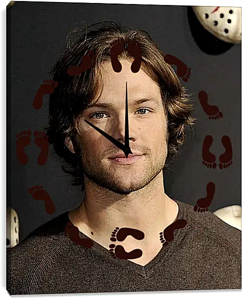 Часы картина - Джаред Падалеки. Jared Padalecki