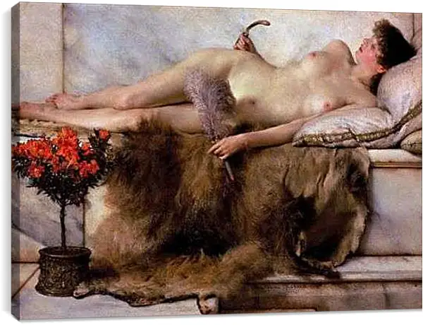 Постер на подрамнике - В атриуме сауны. Лоуренс Альма-Тадема