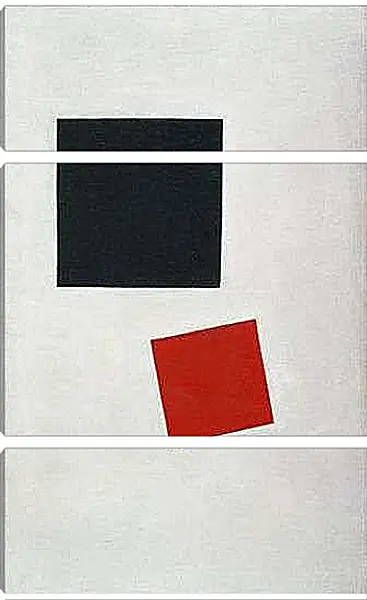 Модульная картина - Красный квадрат. Малевич Казимир