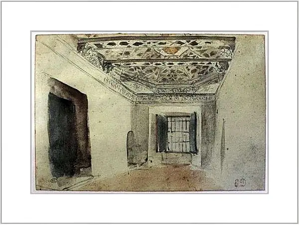 Картина в раме - Sketchbook. Эжен Делакруа