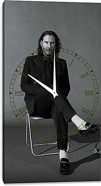 Часы картина - Киану Ривз. Keanu Reeves