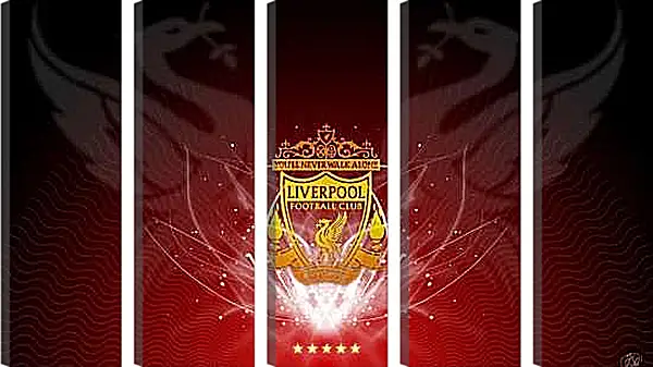 Модульная картина - Эмблема Ливерпуль. Liverpool.