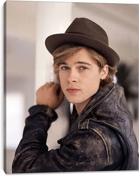 Постер на подрамнике - Брэд Питт. Brad Pitt