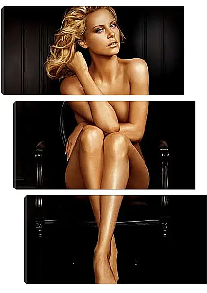 Модульная картина - Шарлиз Терон. Charlize Theron