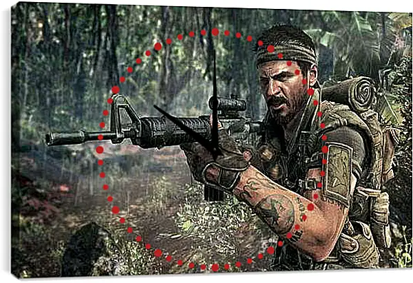 Часы картина - Call Of Duty