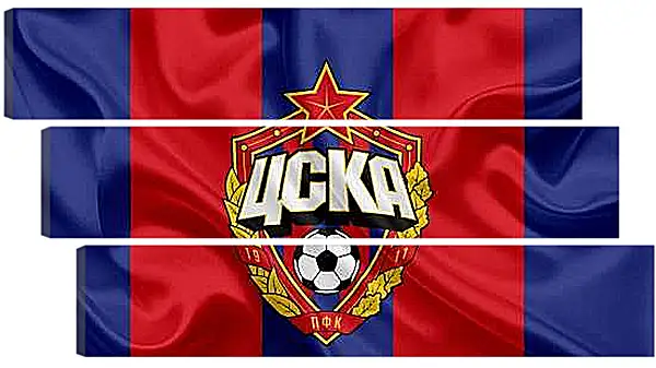 Модульная картина - Эмблема ФК ЦСКА Москва