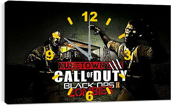 Часы картина - Call Of Duty: Black Ops II