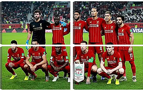 Модульная картина - Фото перед матчем ФК Ливерпуль. FC Liverpool
