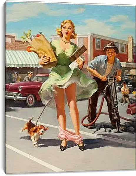 Постер на подрамнике - Ой