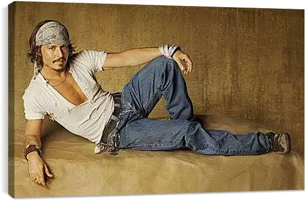 Постер на подрамнике - Johnny Depp - Джонни Депп
