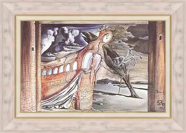 Картина в раме - Romeo and Juliet. (Декор для Ромео и Джульета) Сальвадор Дали