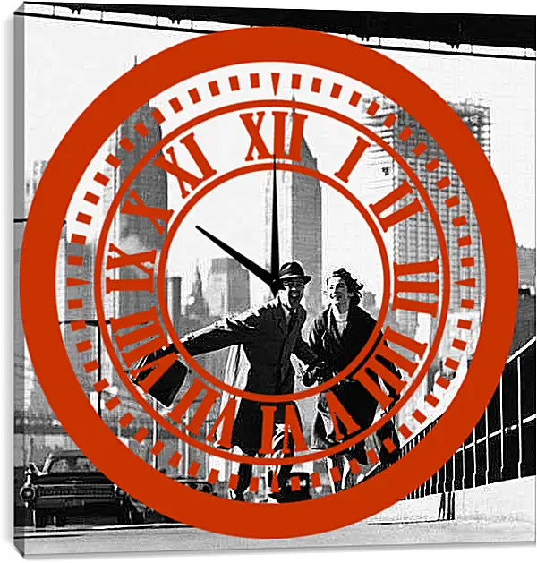Часы картина - Нью-Йорк 1959