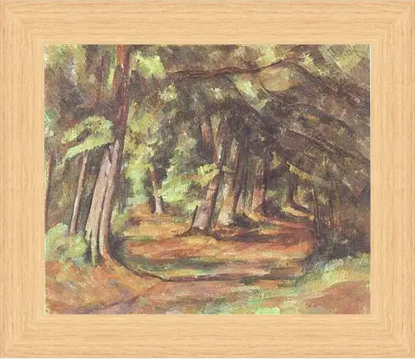 Картина в раме - Sous-Bois. Поль Сезанн