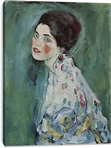 Постер на подрамнике - Damenbildnis. Густав Климт