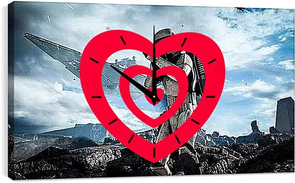 Часы картина - Star Wars Battlefront