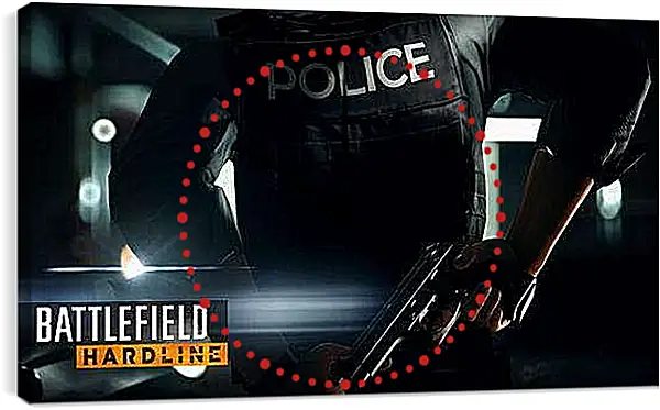 Часы картина - Battlefield: Hardline