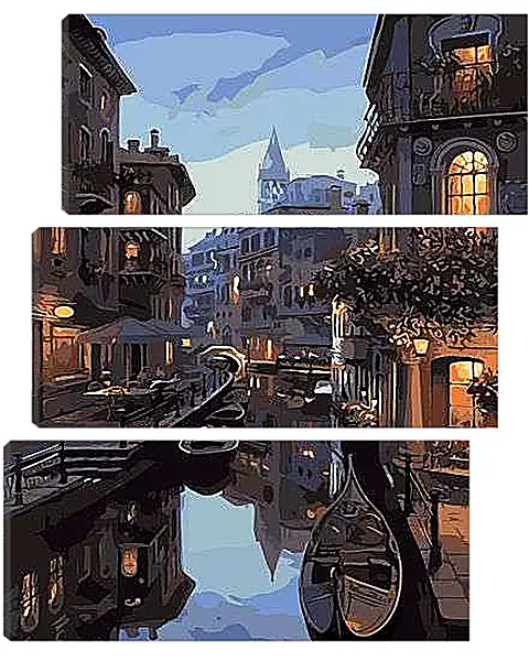 Модульная картина - Тихий вечер