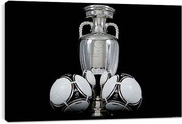 Постер на подрамнике - Кубок с мячами