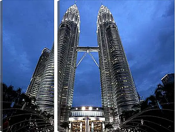 Модульная картина - Башни Петронас 2. Малайзия