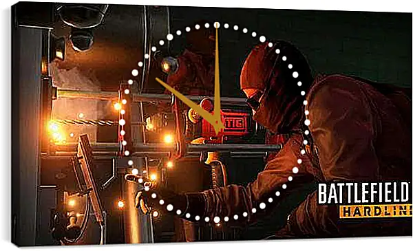 Часы картина - Battlefield: Hardline