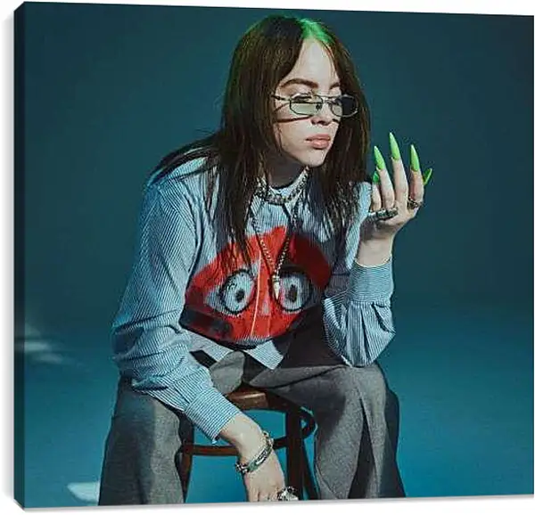 Постер на подрамнике - Билли Айлиш