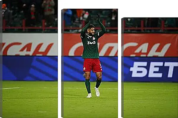 Модульная картина - Пабло Насименто. Локомотив Москва. Lokomotiv Moscow