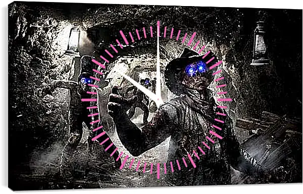 Часы картина - Call Of Duty: Black Ops II