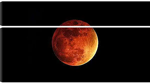 Модульная картина - Кровавая луна