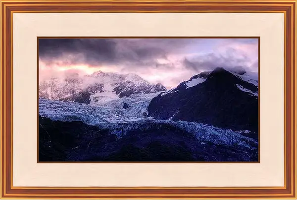 Картина в раме - Зима