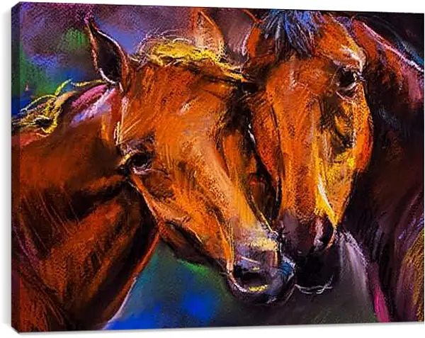 Постер на подрамнике - Пара