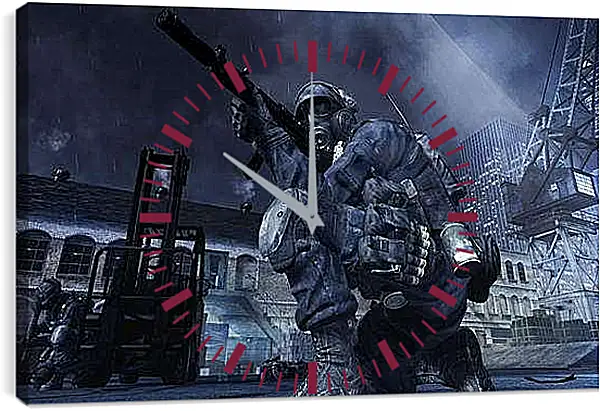 Часы картина - Call Of Duty