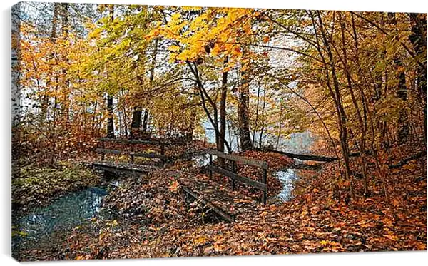 Постер на подрамнике - Осень