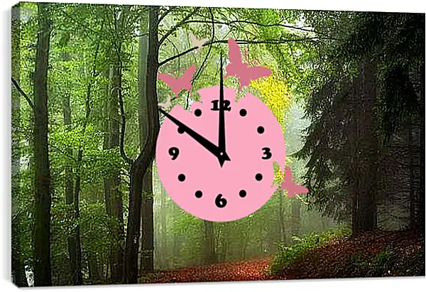 Часы картина - Осень