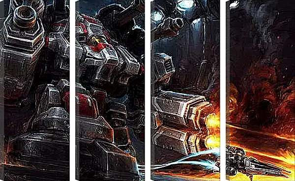 Модульная картина - Starcraft