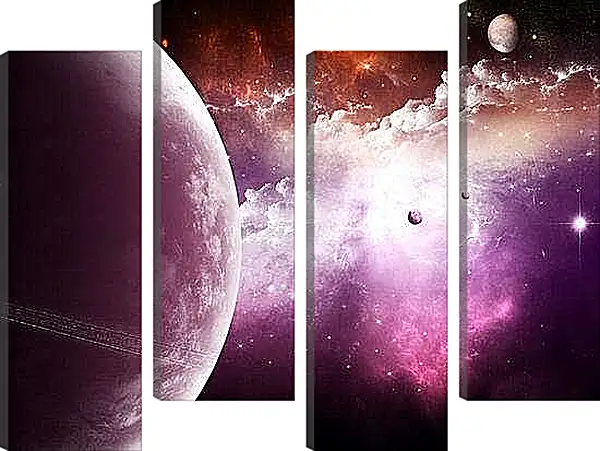 Модульная картина - Космос