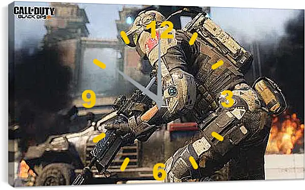 Часы картина - Call Of Duty: Black Ops III