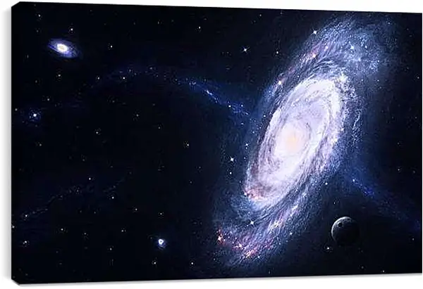 Постер на подрамнике - Космос