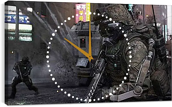 Часы картина - Call Of Duty: Advanced Warfare