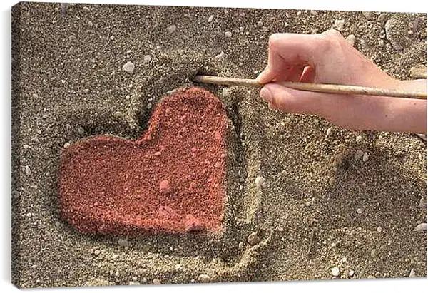 Постер на подрамнике - Любовь