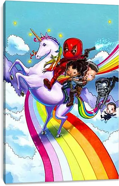 Постер на подрамнике - Дэдпул 2