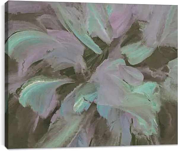 Постер на подрамнике - Пион арт.