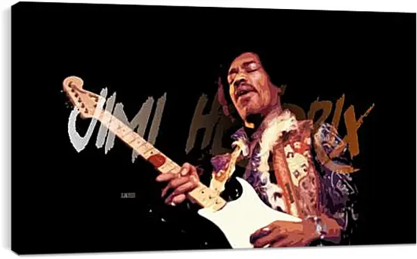 Постер на подрамнике - Джими Хендрикс. Jimi Hendrix
