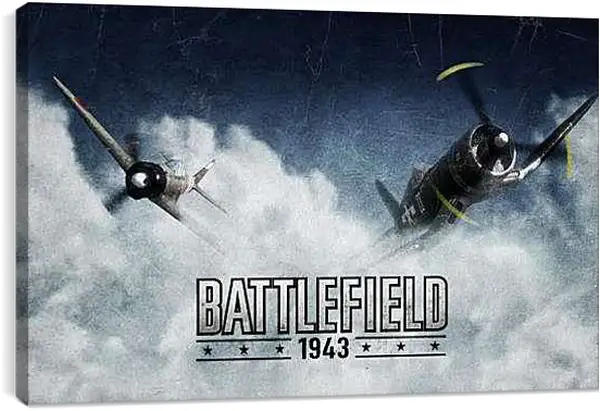 Постер на подрамнике - Battlefield 1943