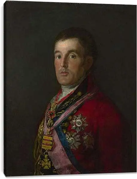 Постер на подрамнике - The Duke of Wellington. Франсиско Гойя