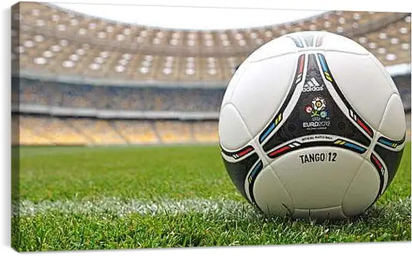 Постер на подрамнике - Официальный мяч Евро 2012