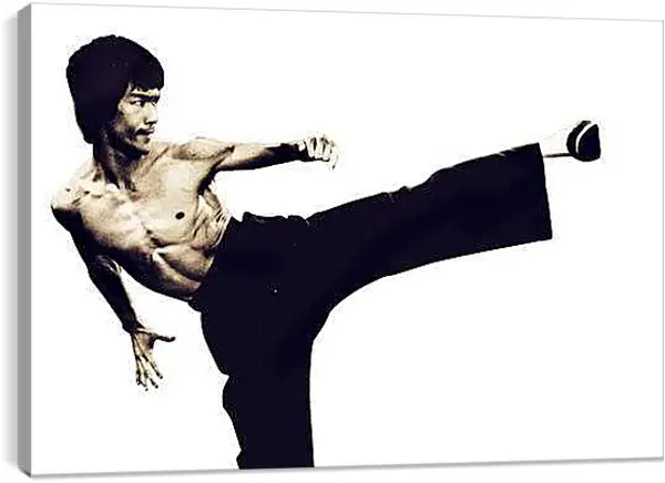 Постер на подрамнике - Брюс Ли (Bruce Lee)