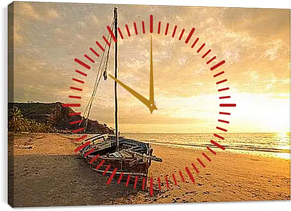 Часы картина - Boat - Лодка