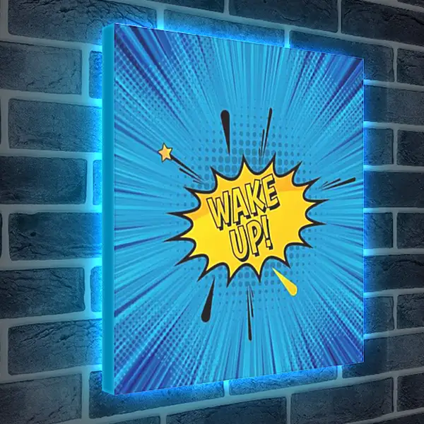 Лайтбокс световая панель - Просыпайся!