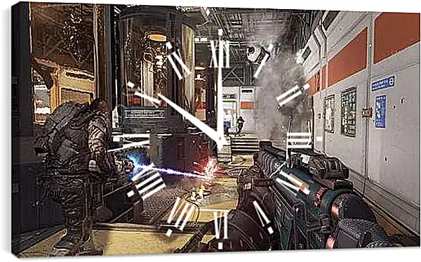 Часы картина - Call Of Duty: Advanced Warfare